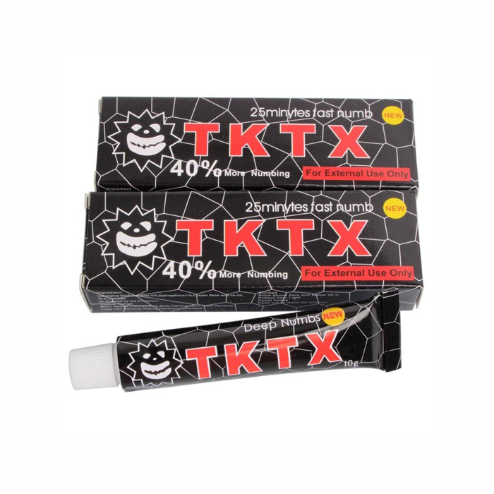 Крем анестетик замораживающий черный TKTX Black 40% (мазь охлаждающая)