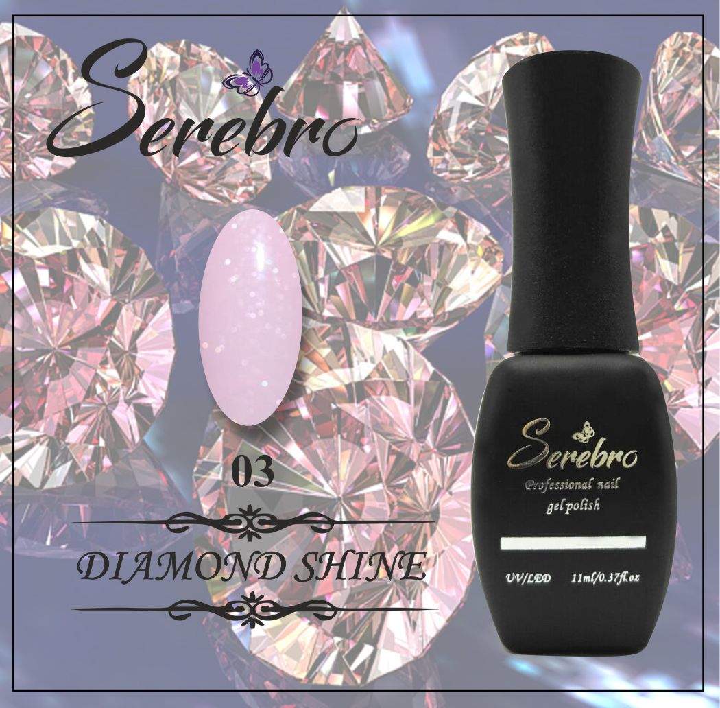 Гель-лак Diamond Shine "Serebro" №03, 11 мл