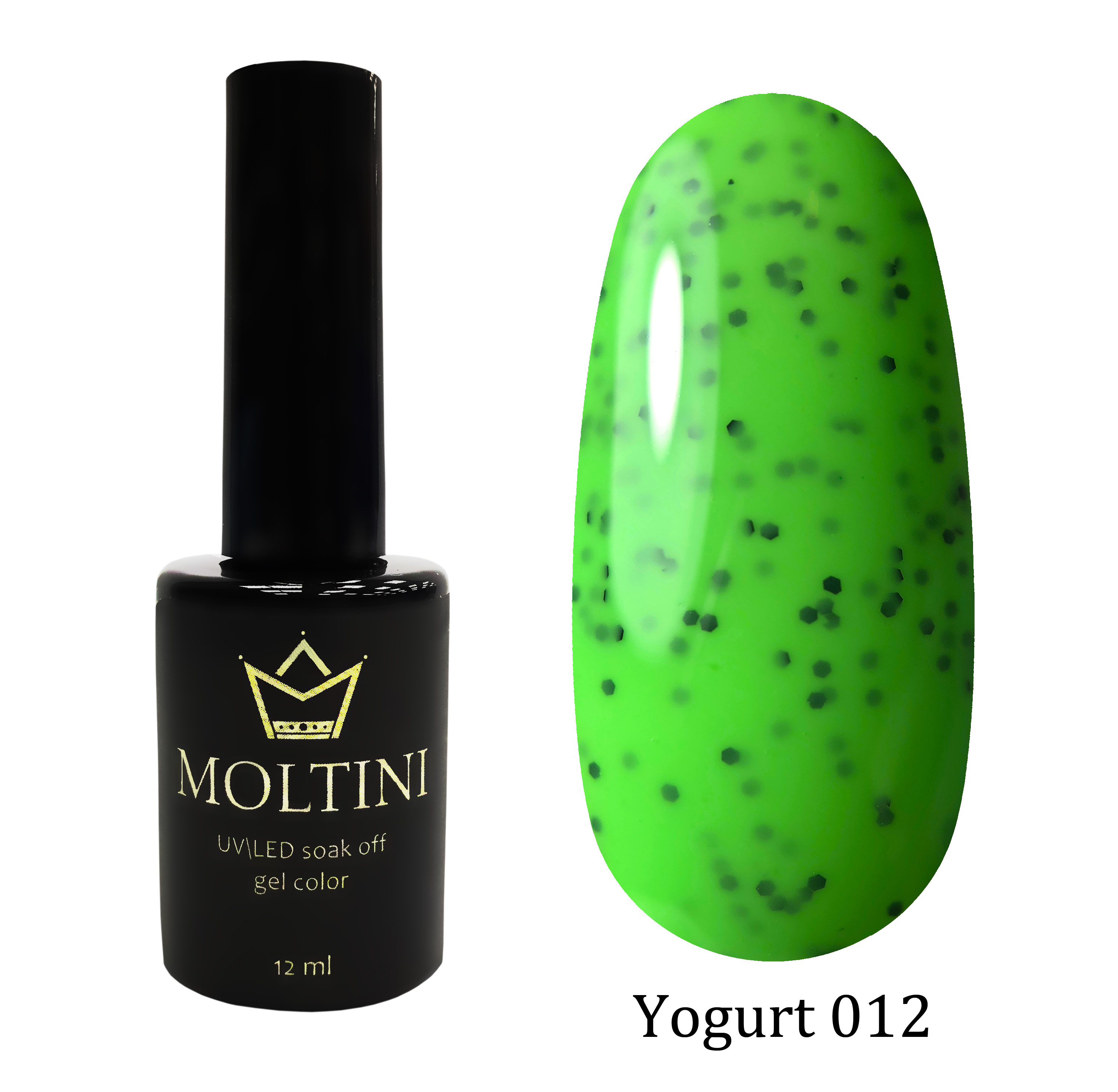 Moltini цветной гель-лак Yogurt 012, 12 мл