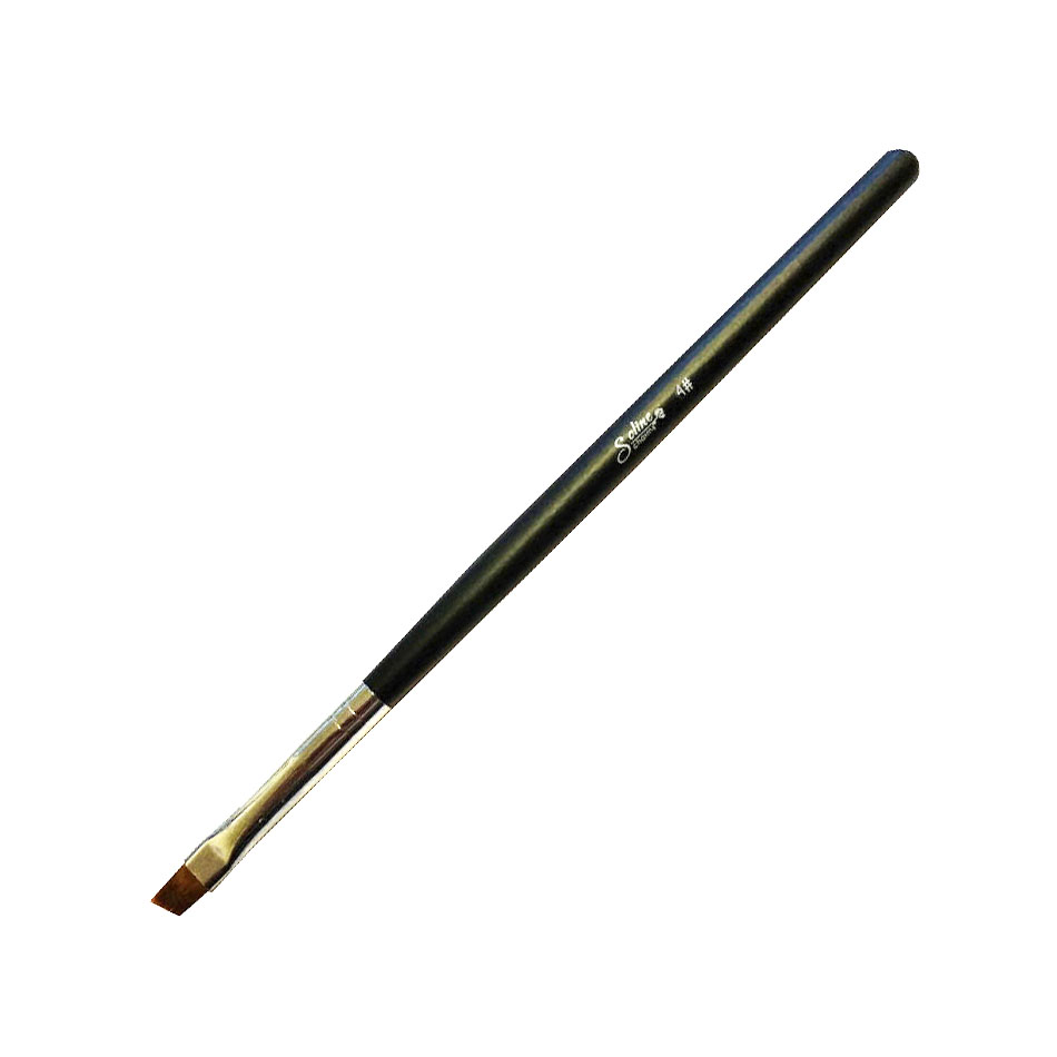 Кисть Soline Charms скошенная, черная ручка